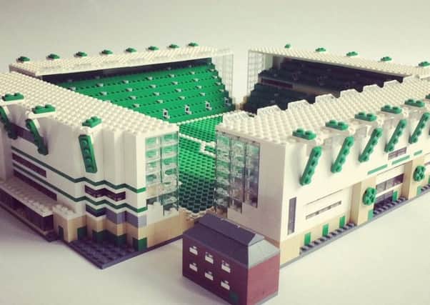 LEGO model of Easter Road, built by @brickstand