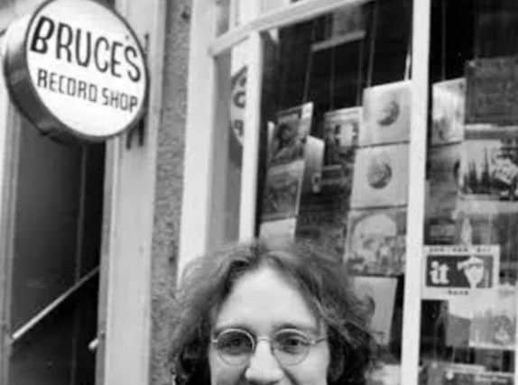 Bruce's record store. A big hitter in the Edinburgh record scene.