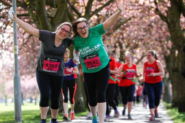 The 10 mile event makes its way through the Meadows, Edinburgh. Picture Toby Williams.