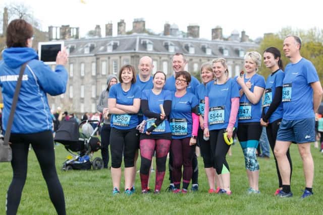 The Galavanters at the Great Edinburgh Run. Picture: Toby Williams.