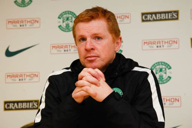 Neil Lennon was given a four-game ban in total - two of which are suspended. Picture: Scott Louden