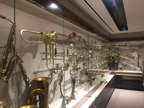 Nearly 500 historic instruments have gone on display at the new look St Cecilia's Hall.