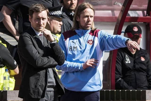 Ian Cathro and assistant Austin MacPhee