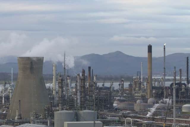 A major incident is ongoing at Grangemouth chemical plant.