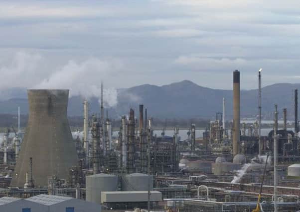 A major incident is ongoing at Grangemouth chemical plant.