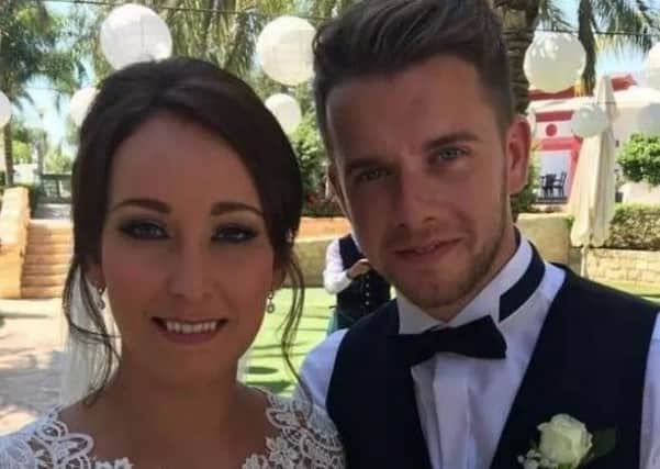 Police are investigating the death of Kirsty Maxwell who fell from the tenth floor of a Benidorm apartment.