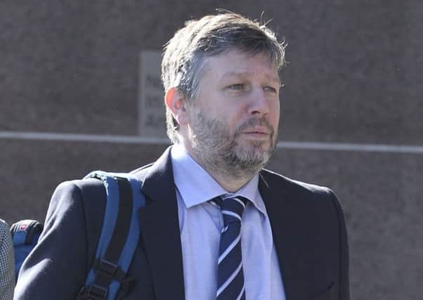 Mark Logan pleaded guilty to charges of voyeurism and sexual assault. Picture: Jamie Simpson