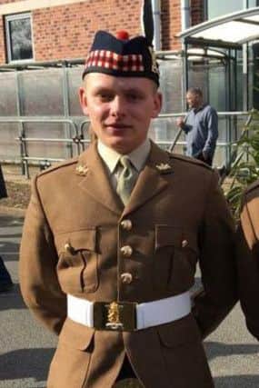 Soldier Josh Wilson who died after falling through the roof of St. Mary's primary school. Picture: Contributed