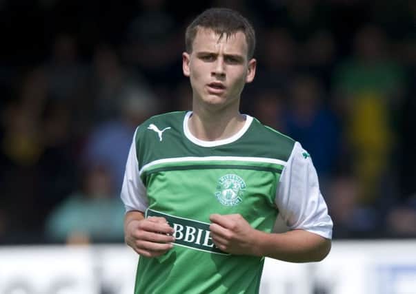 Lewis Horner in action for Hibs. Picture: SNS Group