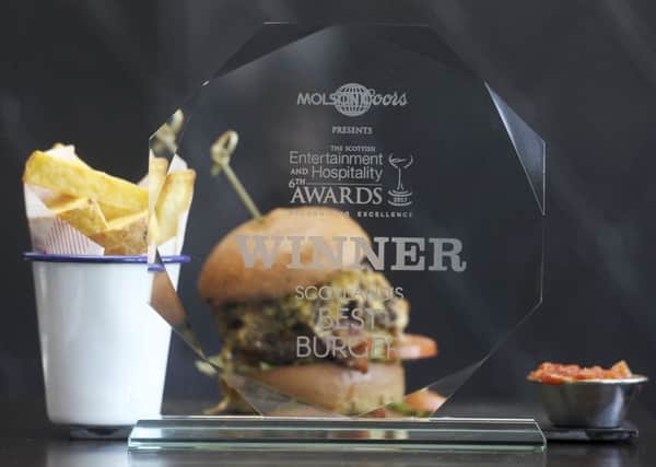 Stewarts Bar & Grill in Penicuik have just won the Best Burger in Scotland title. Picture; Neil Hanna