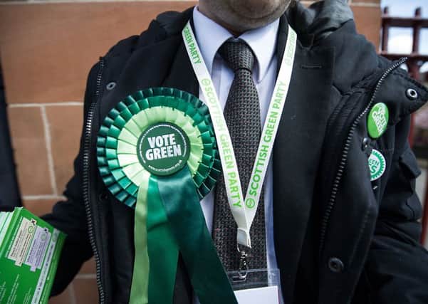 The Scottish Greens are only contesting three seats in next month's general election. Picture: John Devlin