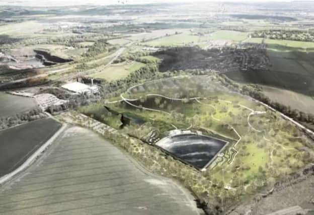 The proposed site for Edinburgh's Wavegarden
