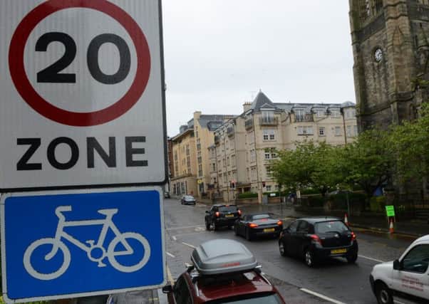 20mph zones in Edinburgh. Picture; Neil Hanna