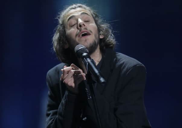 Eurovision winner Salvador Sobral claimed the title with Amar Pelos Dois. Picture: AP