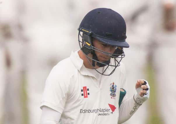 Andrew Chalmers hit an unbeaten 74 for Watsonians