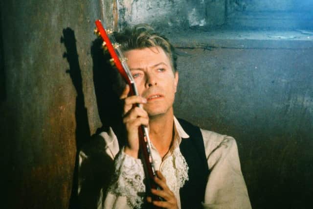 David Bowie photographed by Lawrence Watson at the Capitals Fruitmarket Gallery