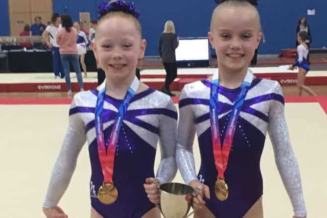 Tilly Bee and Poppy Cunningham representing Scotland