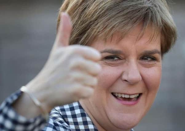 First Minister Nicola Sturgeon is pushing for second referendum