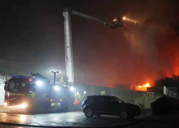 Firefighters battled hard throughout the night to keep the blaze at bay. Picture: Yona Mac Media/Iona Mcmurtrie