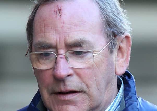 Former TV weatherman Fred Talbot arrives at court.  (Photo by Christopher Furlong/Getty Images)