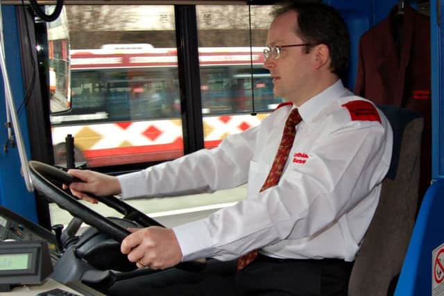 Lothian Buses drivers have been told to keep their ties on. File photo.