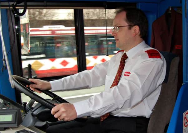 Lothian Buses drivers have been told to keep their ties on. File photo.