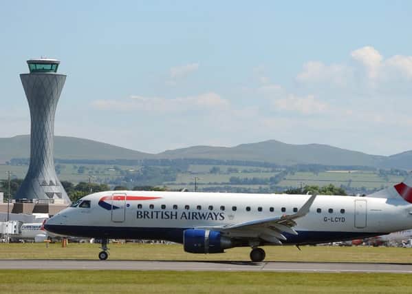 British Airways  flight leaves Edinburgh. Picture:


Neil Hanna