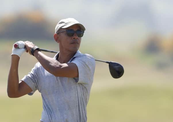 Barack Obama has revealed he may never wear the kilt he was given as a gift. Picture: PA