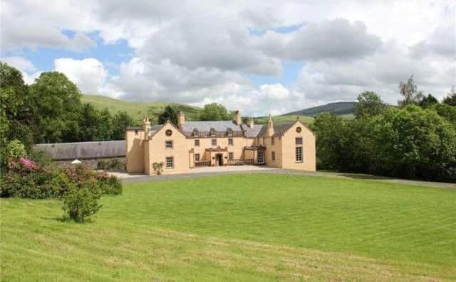 Ashiestiel, in the Borders town of Clovenfords. Picture: Savills