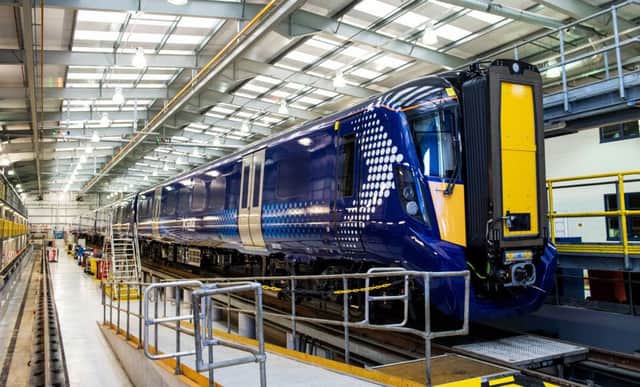 New Hitachi Class 385 electric trains are due to cut Edinburgh-Glasgow journeys to 42 minutes from December 2018