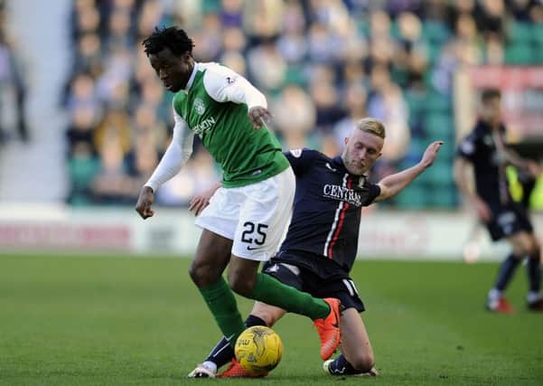 Efe Ambrose has signed a two-year deal with Hibs. Picture: Michael Gillen