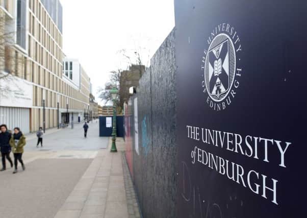 University of Edinburgh students were sent an email stating they would not be graduating.