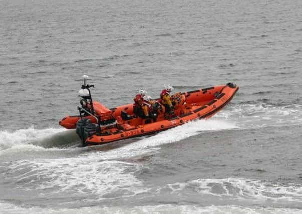 The coast guard were called out to Portobello this morning after reports of someone being in the water. Stock image