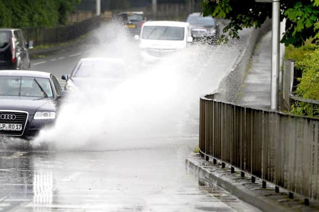 A yellow rain warning has been issued.