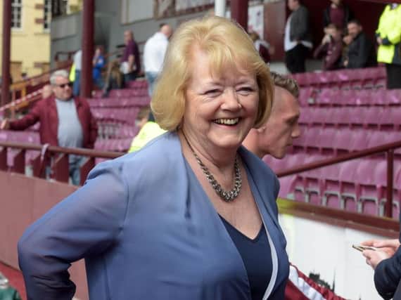 Ann Budge is delighted with Hearts' season ticket sales