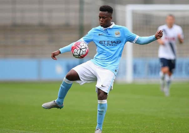 Manchester City's Ashley Smith-Brown is a loan target for Hearts