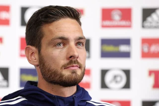 Scotland goalkeeper Craig Gordon during a press conference at Hampden Park, Glasgow. PRESS ASSOCIATION Photo. Picture date: Friday June 9, 2017. See PA story SOCCER Scotland. Photo credit should read: Martin Rickett/PA Wire. Use subject to restrictions. Editorial use only. Commercial use only with prior written consent of the Scottish FA.