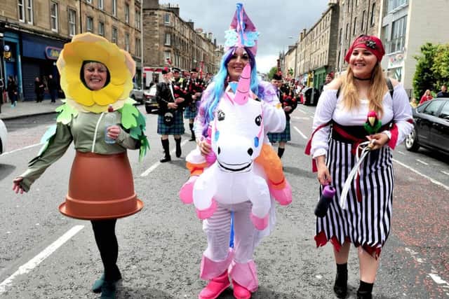 Thousands turned out to celebrate Leith Gala Day. Pic: Lisa Ferguson
