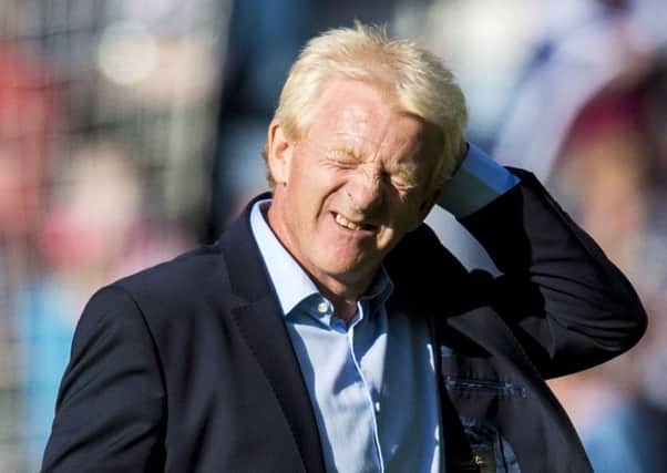 Gordon Strachan grimaces after England captain Harry Kane snatched a draw in added-on time
