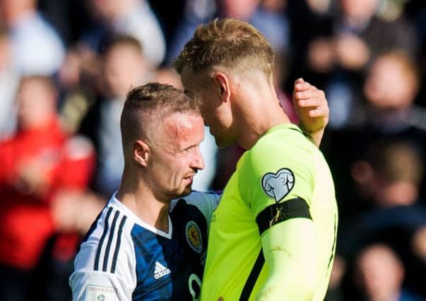 Joe Hart chats to Leigh Griffiths