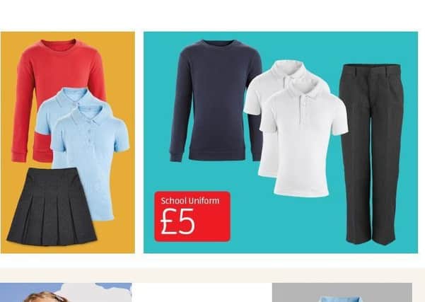 Aldi have released their new back to school range. Picture; Aldi official site