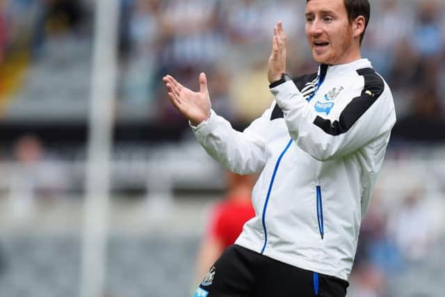 Ian Cathro was a Newcastle United coach before joining Hearts