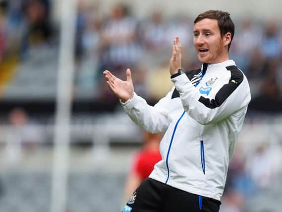 Ian Cathro was a Newcastle United coach before joining Hearts
