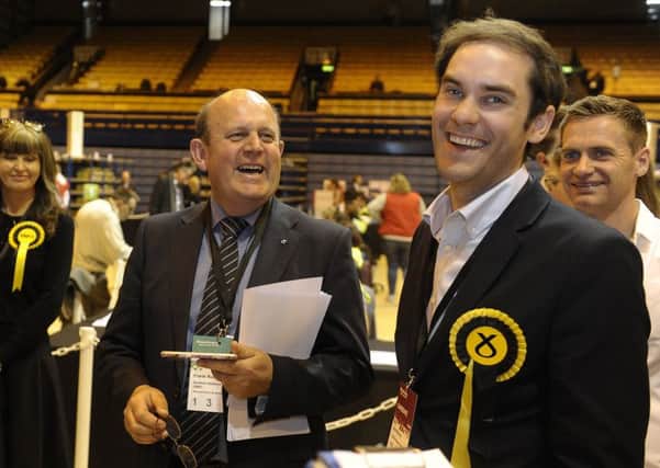 Lord Provost Frank Ross at Meadowbank during the Council Election. Picture; Neil Hanna