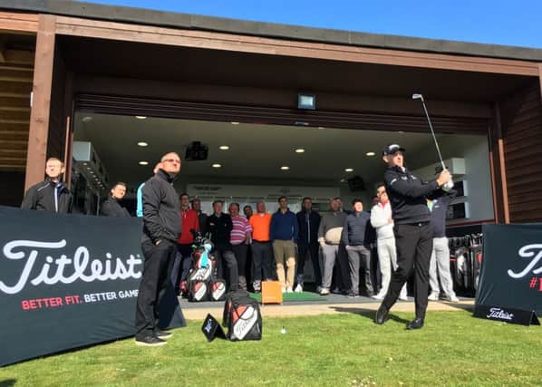 Stephen Gallacher at the Titleist National Fitting Centre is located at Craigielaw