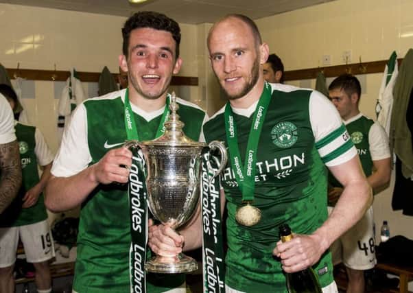 Hibs fans can see the Championship trophy and get access to the dressing-room