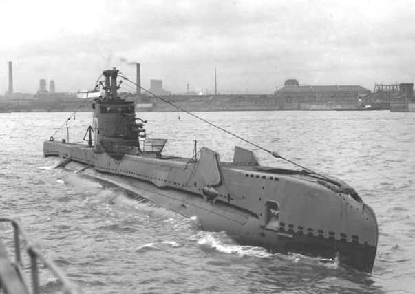 An S Class submarine similar to HMS Sahib.