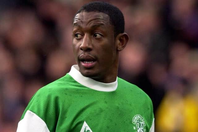Russell Latapy's skills thrilled the Hibs fans