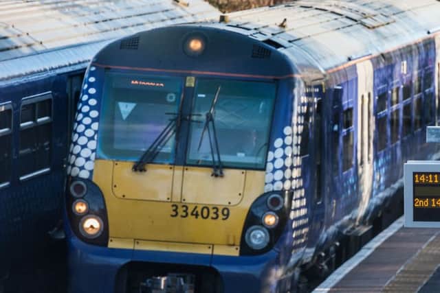 The incident happened on a train between Perth and Edinburgh. Picture; stock image