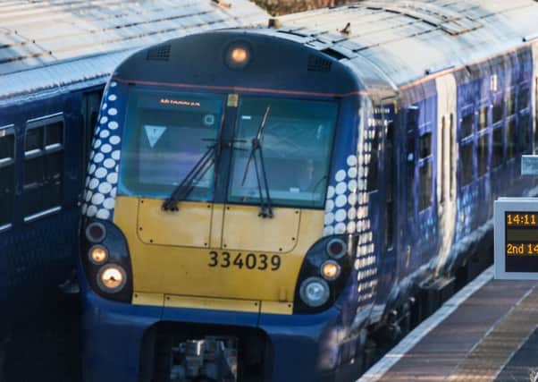 The incident happened on a train between Perth and Edinburgh. Picture; stock image